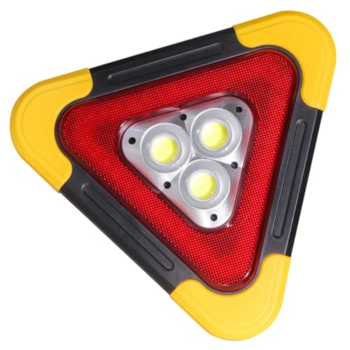 Lampe avertissement pour voiture triangle en ABS réfléchissant pour la sécurité