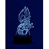 Lampada 3D Dragon Ball Scrivania Tavolo 7 Cambiare Colore Pulsante Touch da Scrivania USB LED Decorazione per Bambini Miglior Regalo