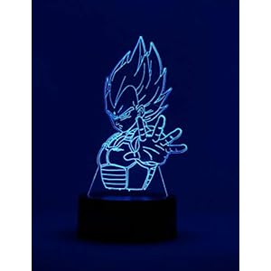 Lampada 3D Dragon Ball Scrivania Tavolo 7 Cambiare Colore Pulsante Touch da Scrivania USB LED Decorazione per Bambini Miglior Regalo