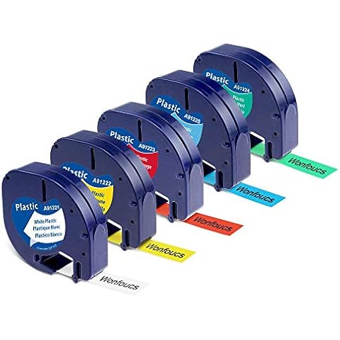 Cintas de Etiquetas Wonfoucs para Dymo LetraTag Cover