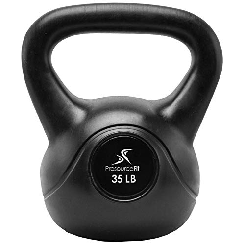 Image of ProsourceFit Vinyl Plastic Kettlebell from 10, 15, 20, 25, 30 and 35 lbs