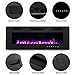 Electric Fireplace, 60 inch Recessed Wall Mounted Fire Place Heater with Remote Control Timer LED Adjustable Flame for Living Room Bedroom