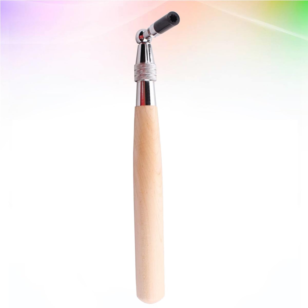 Cabilock Martillo de Afinación de Piano Herramienta Conveniente y Fácil de Llevar de Acero Inoxidable Mango de Madera, Llave de Núcleo Octagonal para Principiantes y Profesores