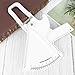 GALPADA Caliper Fat Measure Fitness Calculator for Men Women Tester Screw Spring for Accurate Measurements White