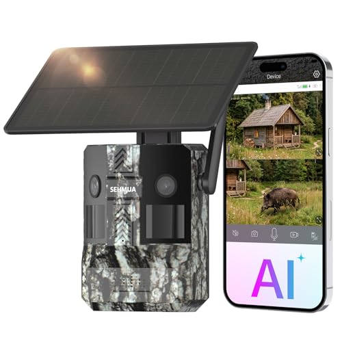 SEHMUA Dual Lens 180° Cellular Trail Camera