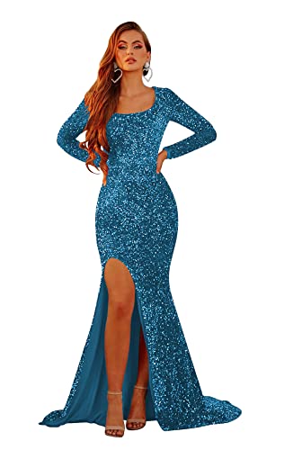 Robe de cocktail bleu marine en tulle de prestige junior