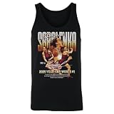 500 LEVEL Aryna Sabalenka Vintage Bitmap Men's Tank Top (Black, Medium)