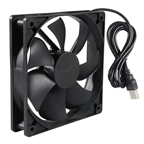 1PACK 120mm 5V USB Ordinateur PC Ventilateur, 120mm Ventilateur 5V USB Brushless 12025 120x25mm pour Refroidir PC Computer Case CPU Refroidisseurs Radiateurs