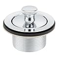 RecPro RV Stainless Steel Sink Drain | Fits any 1.5" Threaded Connection Pipes | Lift & Lock Plug