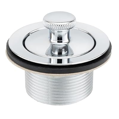 RecPro RV Stainless Steel Sink Drain | Fits any 1.5" Threaded Connection Pipes | Lift & Lock Plug