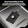 Card Holder for Tesla Keycard with AirTag, Soft Silicone Key Card Protective Case Cover for Tesla Model 3 Y S X, Key Holder with Keychain Key Rings - 1 Pack #3