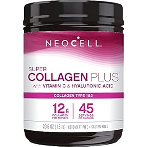 NeoCell Super Collagen Powder, Collagen Plus Includes Vitamin C & Hyaluronic Acid, Promotes Healthy Hair, Beautiful Skin…