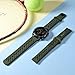 WOCCI 22mm Breathable Hollow Silicone Watch Band, Quick Release, Replacement Strap for Men and Women (Green)