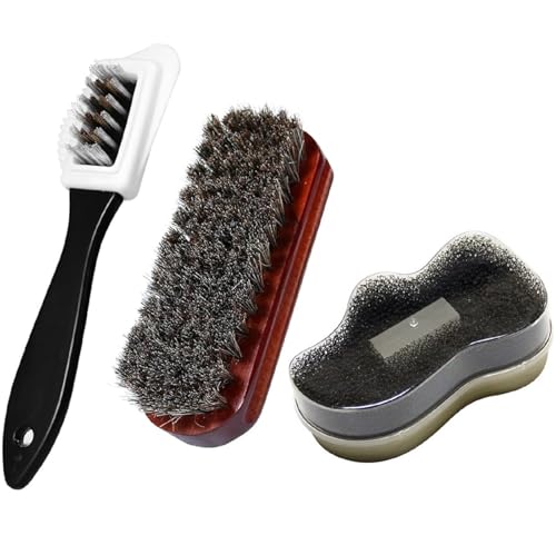 Cepillo Ante Zapatos, Cepillo de Gamuza, Cepillo para Ante y Nubuck, Cepillo de Nobuk para Botas de Gamuza Cepillo Crepe Suave Cepillo para Limpieza Zapatos para Cueros Botas Bolsos