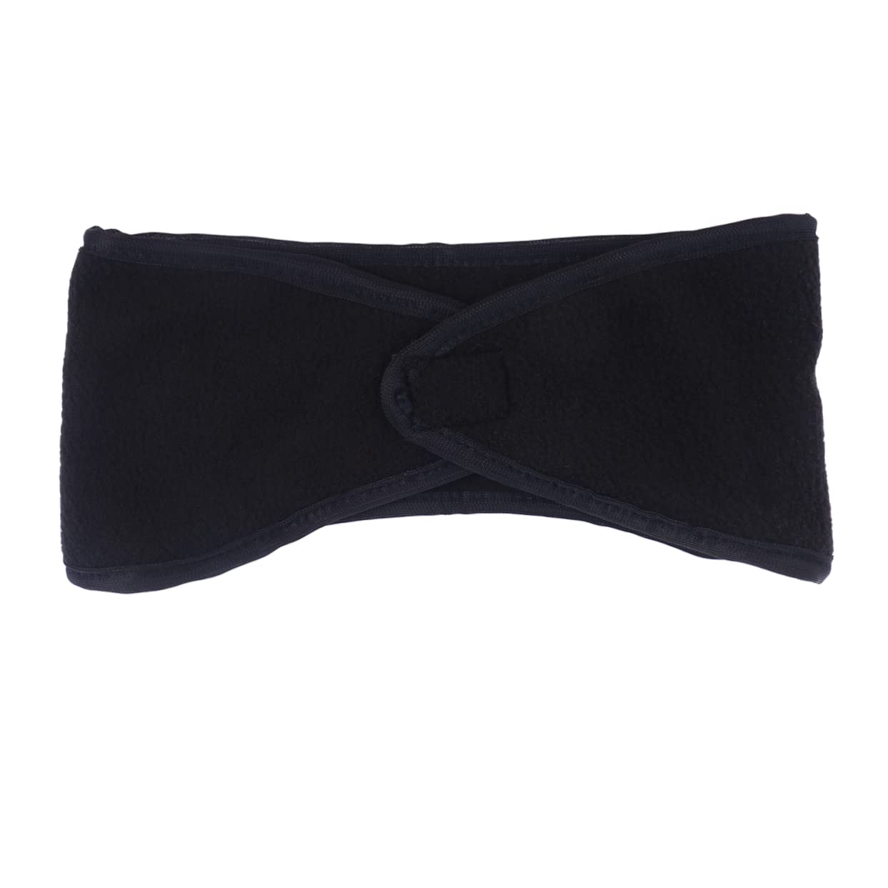 CONGARTENO Elastic Headband for Women Black and Autumn Warm Headband Double-layer Fleece Ear