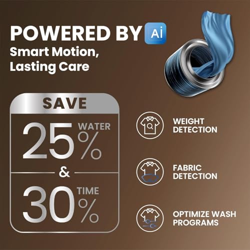 Image of IFB 9 Kg 5 Star, DeepClean Technology, AI Powered, WiFi, Fully Automatic Front Load Washing Machine (EXECUTIVE MXN 9014K CMS, PowerSteam, 9 Swirl, Steam Refresh, Inbuilt Heater, Eco Inverter, Mocha)