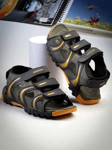 Image of ASIAN Mens VISTARA-20 Casual Sandals with adjustable velcro closure for easy wear with flexible fitting and trendy and stylish looks ideal for everyday use for mens as well as boys