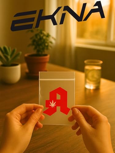 EKNA Apotheken Baggys Tüten - 200er Set Druckverschlussbeutel klein 40x60 & 60x80 - Kleine Zip Beutel Tütchen Baggies wiederverschließbar & lebensmittelecht (2x 100er)