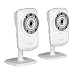Produktbild D-Link DCS-932L-TWIN/E wireless Tag/Nacht IP-Kamera (2-er Pack) weiß
