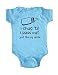 i chug 'til i pass out just like my uncle - cute funny baby one piece bodysuit (Newborn Bodysuit, Light Blue)