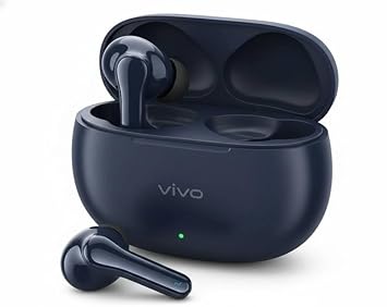 Vivo TWS 3E Wireless Earbuds, Active Noise Cancellation, Bluetooth 5.0, 42 Hours Playback, 88ms Low Gaming Latency, Black