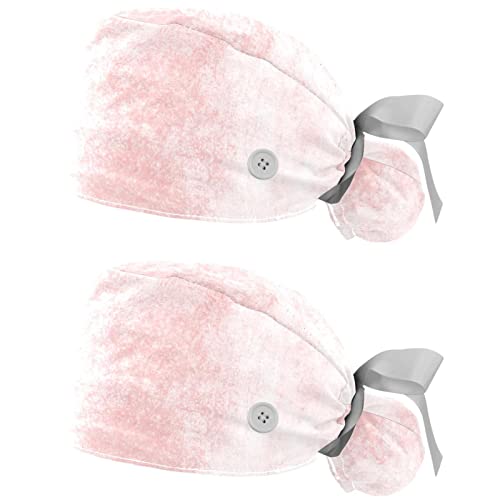 Casquettes de travail respirantes JDEZ texture marbre rose anti-sueur