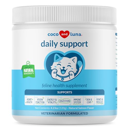 Multivitamin for Cats 4oz Powder - Immune Eye Skin & Heart Support