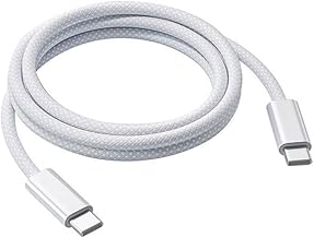 iPhone Charging Cable USB C to USB C Cable 1 m Fast Charging Cable for iPhone 17 Air/16 Pro Max/15 Plus/16E, iPad Pro 10/11th, Google Pixel 9/8, Samsung Galaxy S23/S24/S22, Mobile Phone Charging Cable