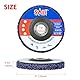 SALI 125mm CSD Scheibe Schleifscheiben für Winkelschleifer 5 Stück Reinigungsscheibe Set Grobreinigungsscheibe Schleif Scheibe Nylongewebescheibe Clean Strip Disc, Entfernen Sie Farbe Rost, Lila