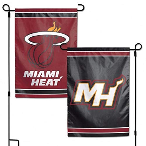 Drapeau de Jardin Miami Heat Wincraft de Haute Qualité aux Couleurs Officielles