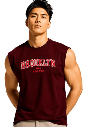 Image of JUARI BE A GENTLEMAN Men's Sleeveless Tank Top Premium Cotton Blend Muscle Fit Gym Vest | Casual Summer Shirt | Breathable & Lightweight Fitness Wear for Gym, Running & Daily Use