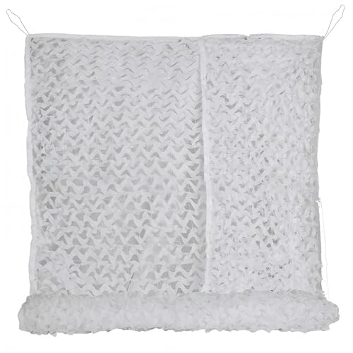 Tarnnetz Camouflage Net Weiße UV-beständiger Tarnung Net 210D Bulk Roll für Dekorationen Camping Waldlandschaft Garten Party Schattennetz 1.5/2/2.5/3/4/4.5/5/6/8/10m Lang(2x3.0m) Tarnnetz Camouflage Net Weiße UV-beständiger Tarnung Net 210D Bulk Roll für Dekorationen Camping Waldlandschaft Garten Party Schattennetz 1.5/2/2.5/3/4/4.5/5/6/8/10m Lang(2x3.0m)