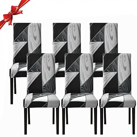 Jaotto Stretch Chair Covers Set of 6 Cover