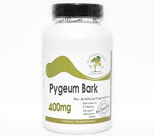 Corteza de Pygeum 400mg ~ 120 Cápsulas - Sin aditivos ~ Naturetition Supplements