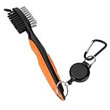 Golf Club Bürste, Multifunktional Golf Brush Club Groove Cleaner mit Zip Line Karabiner Golf Reinigungswerkzeug