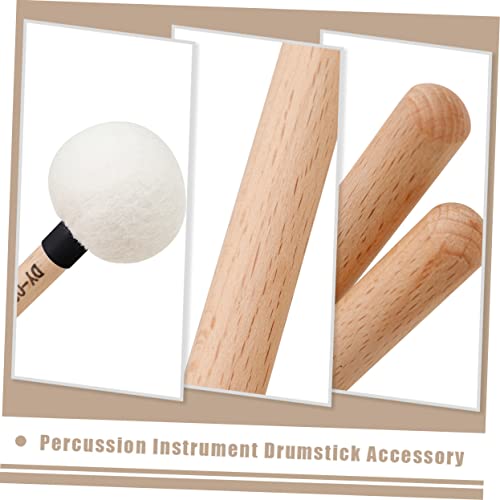 Kit de 2 baquetas de fieltro para percusión miniatura 4