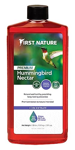 First Nature 3050 Red Hummingbird Nectar, 16-ounce Concentrate