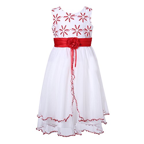 Richie House Girls' Princess Dress Layered Bottoms Size 3-12Y RH2141