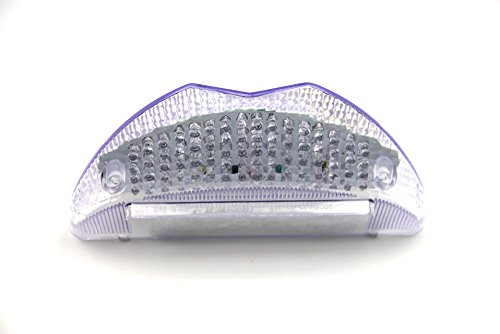 Feu stop LED clignotants transparent boîtier étanche 650GS