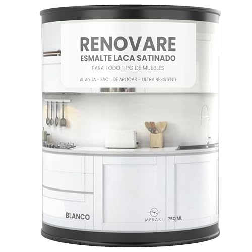 Raquel RENOVARE. ESMALTE LACA SATINADO, AL AGUA. 750ML (750ML, BLANCO)