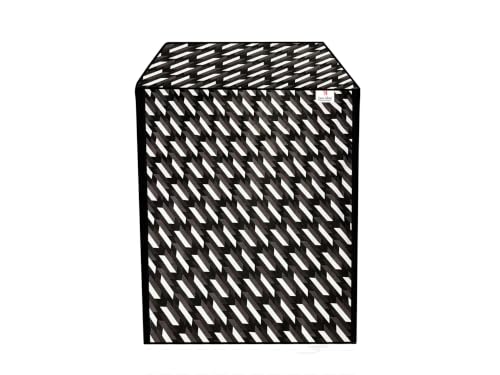 Image of Dishwasher Cover for 12 to 15 Place Setting | Water-Resistant Dustproof Zip Cover | Universal Fit Compatible with Bosch, LG, IFB, Hafele, Faber & More | 63 x 63 x 88 cm | Design 12