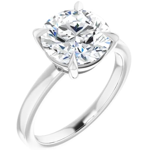 2 Ct. Claw Prong Round Lab Diamond Engagement Ring