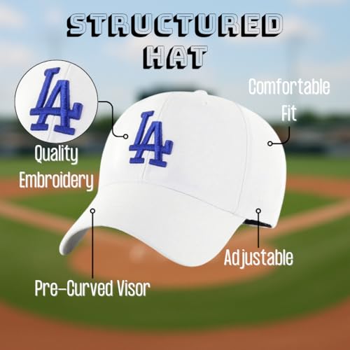 Gorra Blanca Ajustable con Logo Deportivo miniatura 5