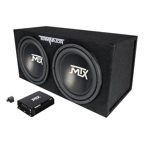MTX Audio TNP212D2 Terminator Power Pack Subwoofer System - Set of 2