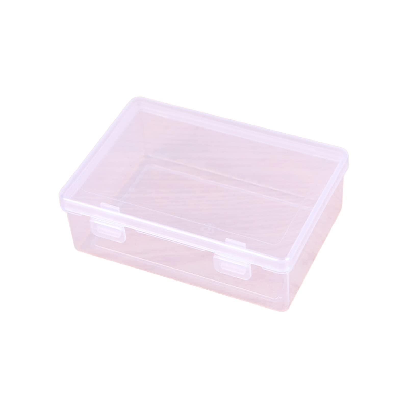 Msioytog Jewelry Storage Box Practical Clear with Lid Small Bins Transparent Container for Organizing Small bins Transparent Container Jewelry with Lid