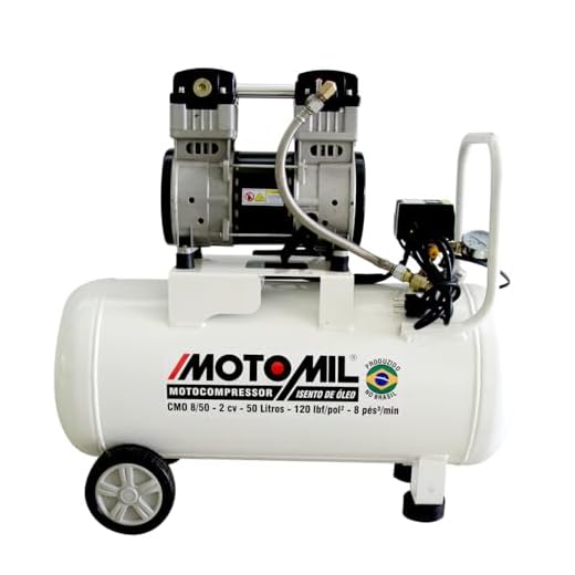 Motocompressor de Ar Motomil Cmo8/50, Branco