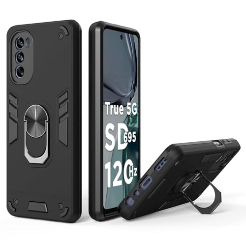 Image of NDCOM for Moto G62 5G Cover, Premium Motorola G62 5G Back Cover, Stylish Moto G62 Back Case Ring Holder Case