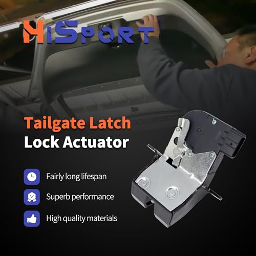 Image of HiSport Car Rear Tailgate Latch Assembly Trunk Door Lock Actuator Motor 81230-2V000 - Compatible with Hyundai Veloster 2012 2013 2014 2015 2016 2017