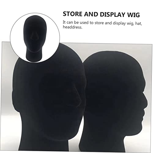 Fomiyes 1Pc Foam Male Model Head Model Train Sets Mens Toupee Men's Hats & Caps Foam Manikin Head Manikin Wig Head Cork Canvas Block Head Male Mannequin Head Wig Display Holder Wig Stand #TOP4