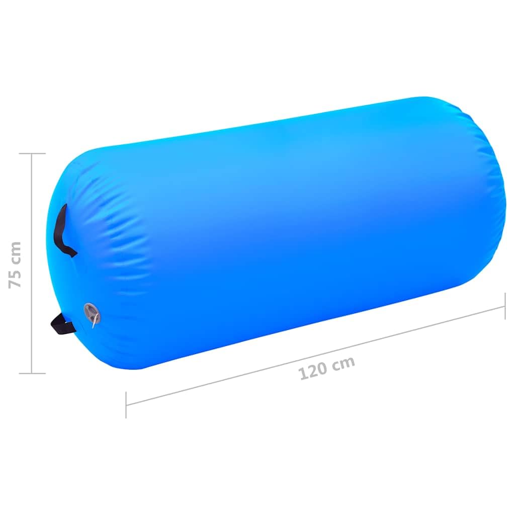 vidaXL Rullo da Ginnastica Gonfiabile con Pompa in PVC Misure/Colori Diversi
